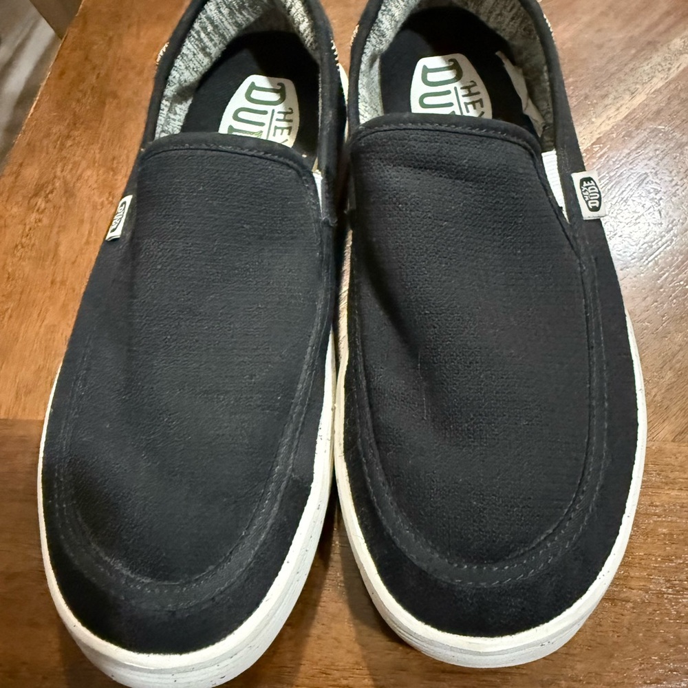 Woman’s Hey Dude loafer shoe